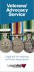 Veterans' Advocacy Service – legal aid for veterans and their dependants