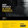 Her privacy is your priority. (P)