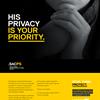 His privacy is your priority. (P)