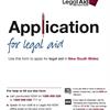 Legal Aid NSW application form (General)